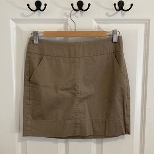 Trina Turk Los Angeles Mini Kaki Skirt, Size 2